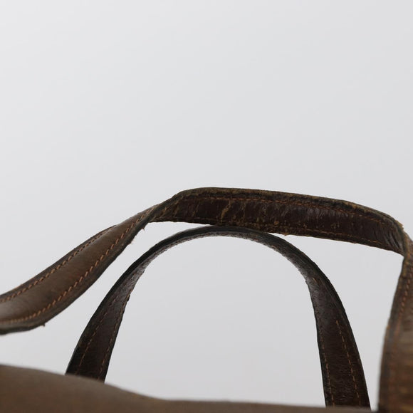 GUCCI Hand Bag Leather Brown Auth 173031