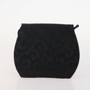 SAINT LAURENT Pecan Canvas Bag Leather nylon 3 Set Black Brown Auth 173049-17
