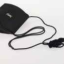 SAINT LAURENT Pecan Canvas Bag Leather nylon 3 Set Black Brown Auth 173049-19