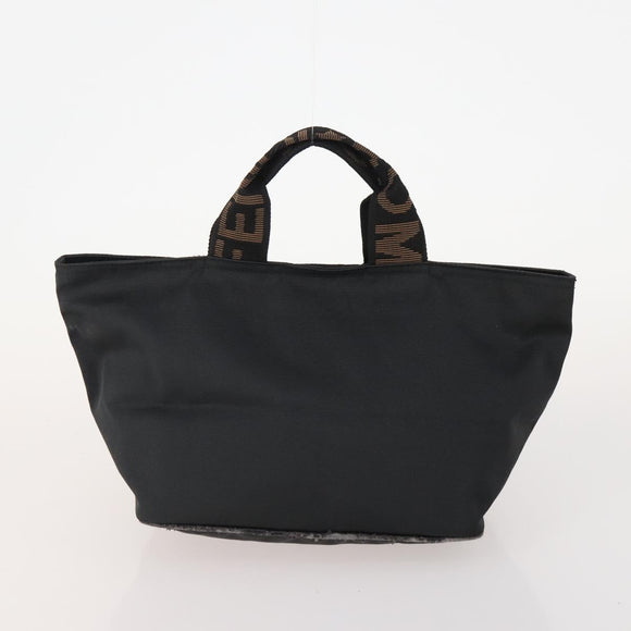 SAINT LAURENT Pecan Canvas Bag Leather nylon 3 Set Black Brown Auth 173049