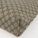 GUCCI GG Supreme Web Sherry Line Tote Bag PVC Beige 39 02 003 Auth 173103-12