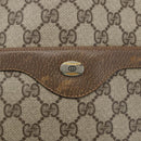 GUCCI GG Supreme Web Sherry Line Tote Bag PVC Beige 39 02 003 Auth 173103-14