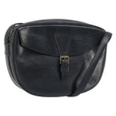 LOUIS VUITTON Epi Jeune Fille MM Shoulder Bag Black M52152 LV Auth 173105-1