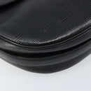 LOUIS VUITTON Epi Jeune Fille MM Shoulder Bag Black M52152 LV Auth 173105-11