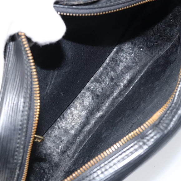 LOUIS VUITTON Epi Jeune Fille MM Shoulder Bag Black M52152 LV Auth 173105