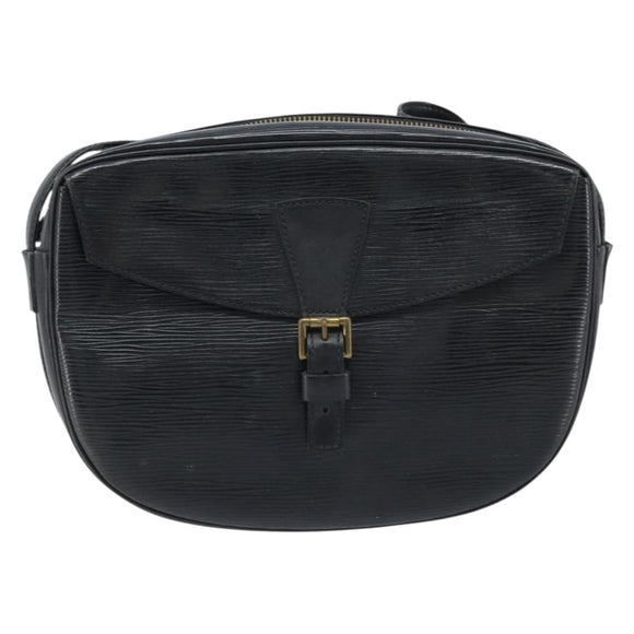 LOUIS VUITTON Epi Jeune Fille MM Shoulder Bag Black M52152 LV Auth 173105