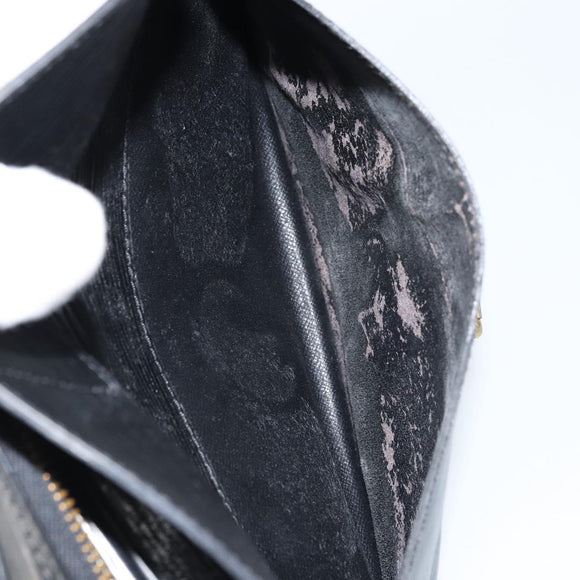 LOUIS VUITTON Epi Jeune Fille MM Shoulder Bag Black M52152 LV Auth 173105