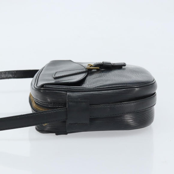 LOUIS VUITTON Epi Jeune Fille MM Shoulder Bag Black M52152 LV Auth 173105