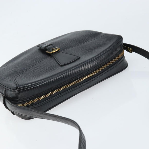 LOUIS VUITTON Epi Jeune Fille MM Shoulder Bag Black M52152 LV Auth 173105