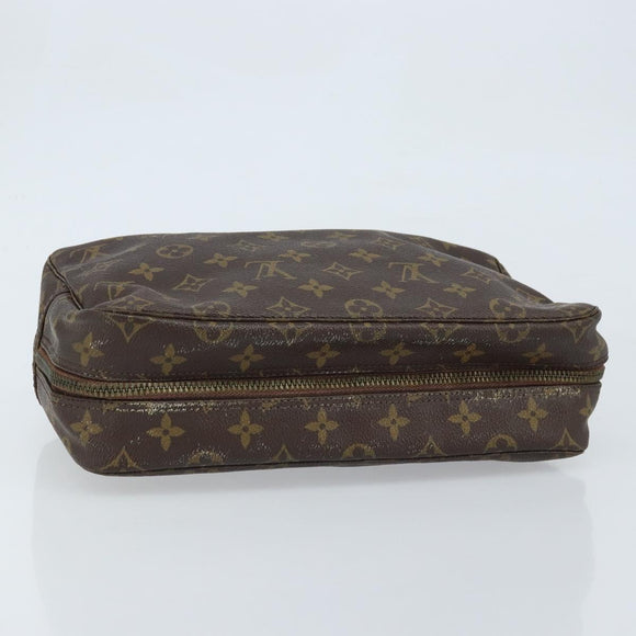LOUIS VUITTON Monogram Trousse Toilette 28 Clutch Bag M47522 LV Auth 173107