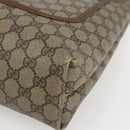 GUCCI GG Supreme Web Sherry Line Tote Bag PVC Beige 39 02 003 Auth 173109-10