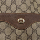 GUCCI GG Supreme Web Sherry Line Tote Bag PVC Beige 39 02 003 Auth 173109-14
