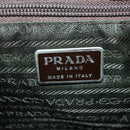 PRADA Backpack Nylon Beige Silver Auth 173115-25