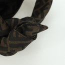 FENDI Zucca Canvas Taroout Hand Bag Brown Black Auth 173118SM-7