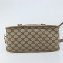 GUCCI GG Supreme Web Sherry Line Bag PVC 2way Beige Gold 41 02 039 Auth 173119-11