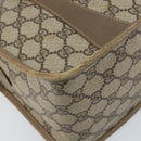 GUCCI GG Supreme Web Sherry Line Bag PVC 2way Beige Gold 41 02 039 Auth 173119-13
