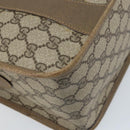 GUCCI GG Supreme Web Sherry Line Bag PVC 2way Beige Gold 41 02 039 Auth 173119-15