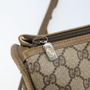 GUCCI GG Supreme Web Sherry Line Bag PVC 2way Beige Gold 41 02 039 Auth 173119-17