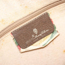 GUCCI GG Supreme Web Sherry Line Bag PVC 2way Beige Gold 41 02 039 Auth 173119-18
