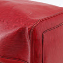 LOUIS VUITTON Epi Keepall 55 Boston Bag Red M42957 LV Auth 173121-12