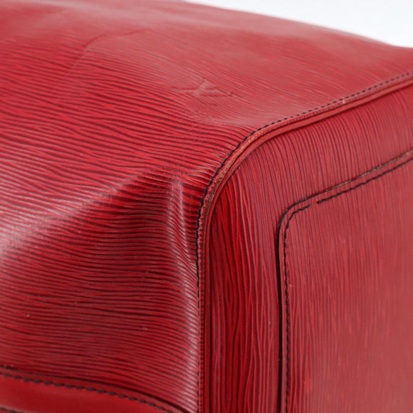 LOUIS VUITTON Epi Keepall 55 Boston Bag Red M42957 LV Auth 173121