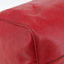 LOUIS VUITTON Epi Keepall 55 Boston Bag Red M42957 LV Auth 173121-13