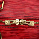 LOUIS VUITTON Epi Keepall 55 Boston Bag Red M42957 LV Auth 173121-17