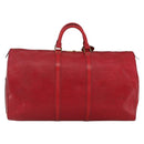 LOUIS VUITTON Epi Keepall 55 Boston Bag Red M42957 LV Auth 173121-3