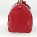 LOUIS VUITTON Epi Keepall 55 Boston Bag Red M42957 LV Auth 173121-5