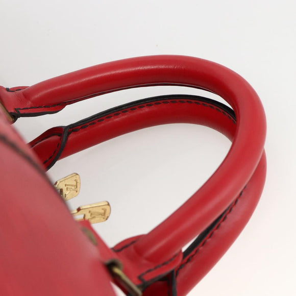 LOUIS VUITTON Epi Keepall 55 Boston Bag Red M42957 LV Auth 173121