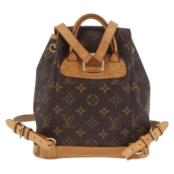 LOUIS VUITTON Monogram Montsouris PM Backpack M51137 LV Auth 173124