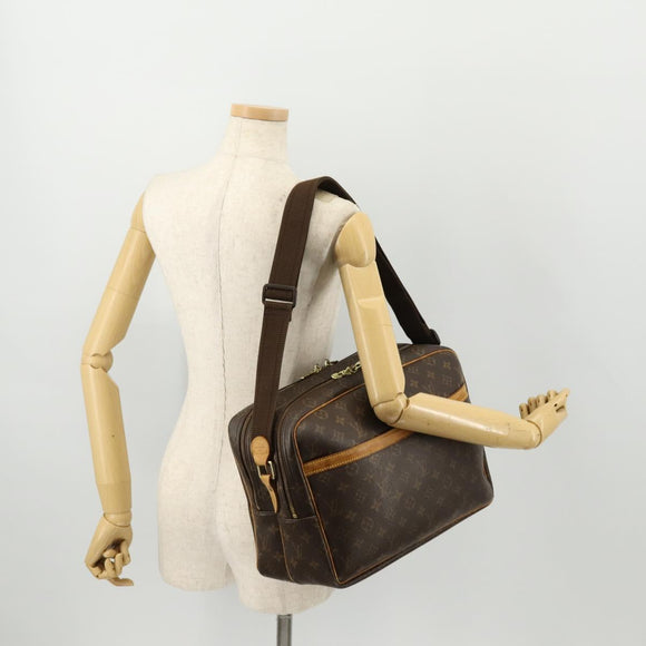 LOUIS VUITTON Monogram Reporter GM Shoulder Bag M45252 LV Auth 173126