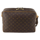 LOUIS VUITTON Monogram Reporter GM Shoulder Bag M45252 LV Auth 173126-2