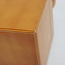 LOUIS VUITTON Monogram Vernis Bleecker Cosmetic Pouch Beige M91002 Auth 173131-15