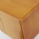 LOUIS VUITTON Monogram Vernis Bleecker Cosmetic Pouch Beige M91002 Auth 173131-16