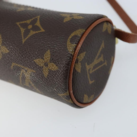 LOUIS VUITTON Monogram Papillon Pouch LV Auth 173144