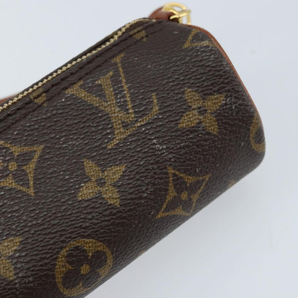 LOUIS VUITTON Monogram Papillon Pouch LV Auth 173144
