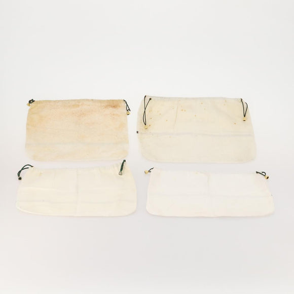 GUCCI Dust Bag Cotton 30 Sheets Set White Auth 173148
