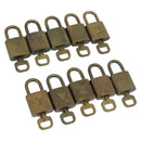 LOUIS VUITTON Padlock 10 Set Padlock metal Gold LV Auth 173149-1