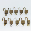 LOUIS VUITTON Padlock 10 Set Padlock metal Gold LV Auth 173150-8