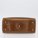 LOUIS VUITTON Monogram Vernis Tompkins Square Bag Bronze M91103 LV Auth 173153-10