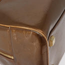 LOUIS VUITTON Monogram Vernis Tompkins Square Bag Bronze M91103 LV Auth 173153-11
