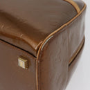 LOUIS VUITTON Monogram Vernis Tompkins Square Bag Bronze M91103 LV Auth 173153-12