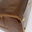 LOUIS VUITTON Monogram Vernis Tompkins Square Bag Bronze M91103 LV Auth 173153-13