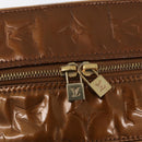 LOUIS VUITTON Monogram Vernis Tompkins Square Bag Bronze M91103 LV Auth 173153-15
