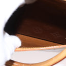 LOUIS VUITTON Monogram Vernis Tompkins Square Bag Bronze M91103 LV Auth 173153-21