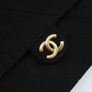 CHANEL Chain Matelasse 22 Shoulder Bag Jersey Black Gold CC Auth 173155-19
