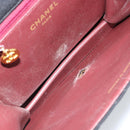 CHANEL Chain Matelasse 22 Shoulder Bag Jersey Black Gold CC Auth 173155-11
