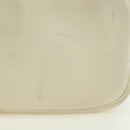 FENDI Easy Baguette Chain Schultertasche Leder Elfenbein Gold Auth 173156M-3