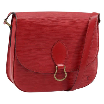 LOUIS VUITTON Epi Saint Cloud GM Shoulder Bag Red M52197 LV Auth 173158
